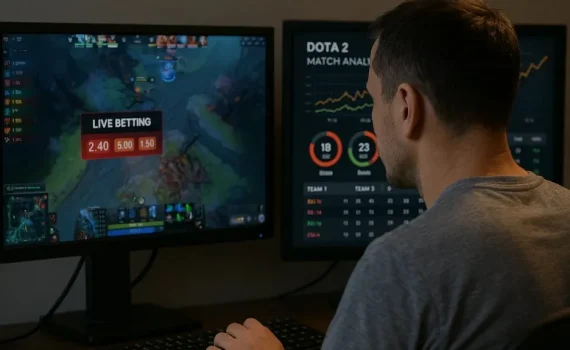 Резкий рост интереса к live-ставкам на Dota 2: аналитика матчей